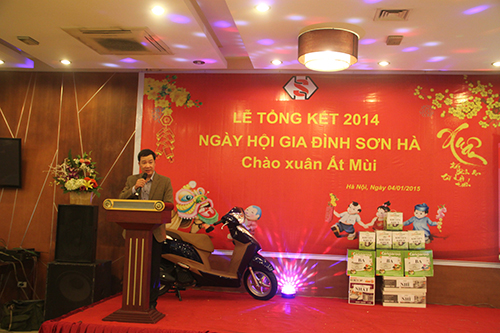 Sôi động lễ Tổng kết cuối năm 2014 Sơn Hà Autodoor